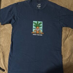 Vans Blue Tee with Graphic Print